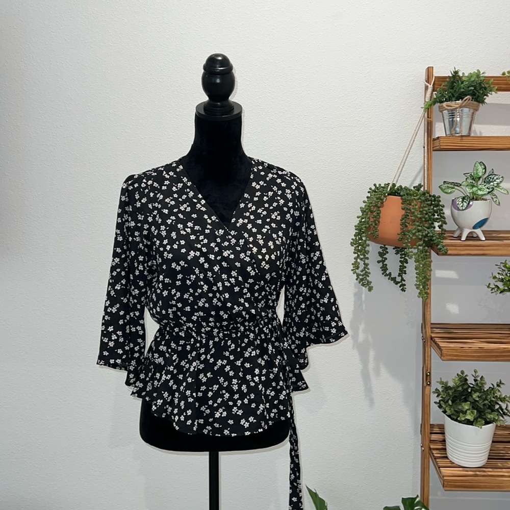 Wrap blouse